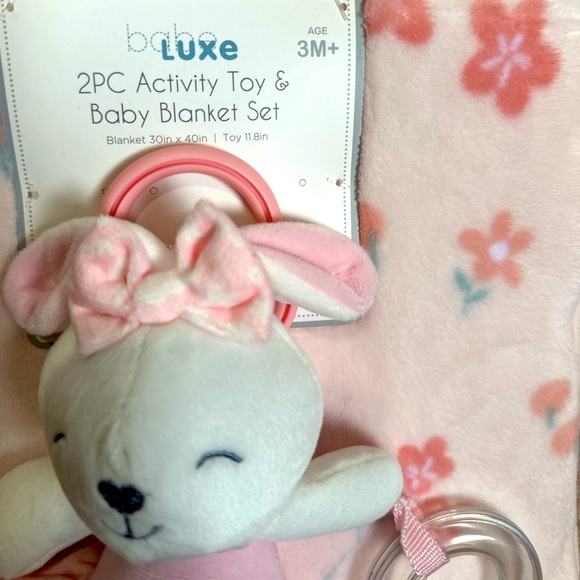 2pc Activity toy and Baby Blanket Set - Picture 2 of 4